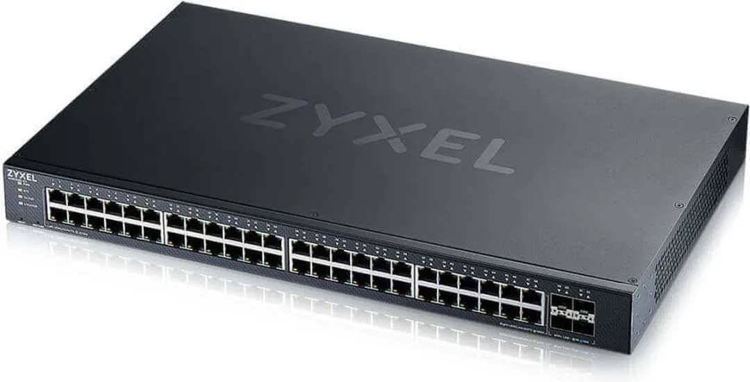 Zyxel XGS1935-52 Managed Switch - 48x Gigabit + 4x SFP - 176 Gbps - Zwart