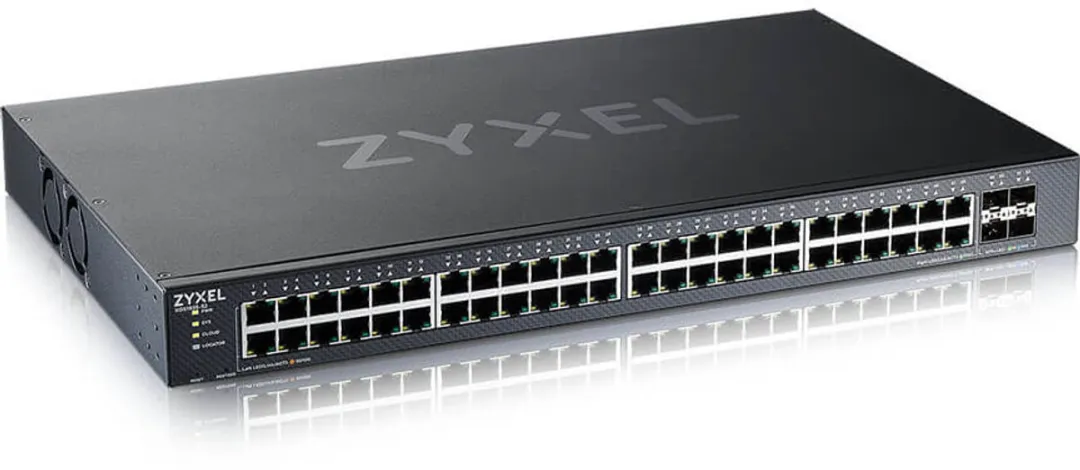 Zyxel XGS1935-52 Managed Switch - 48x Gigabit + 4x SFP - 176 Gbps - Zwart
