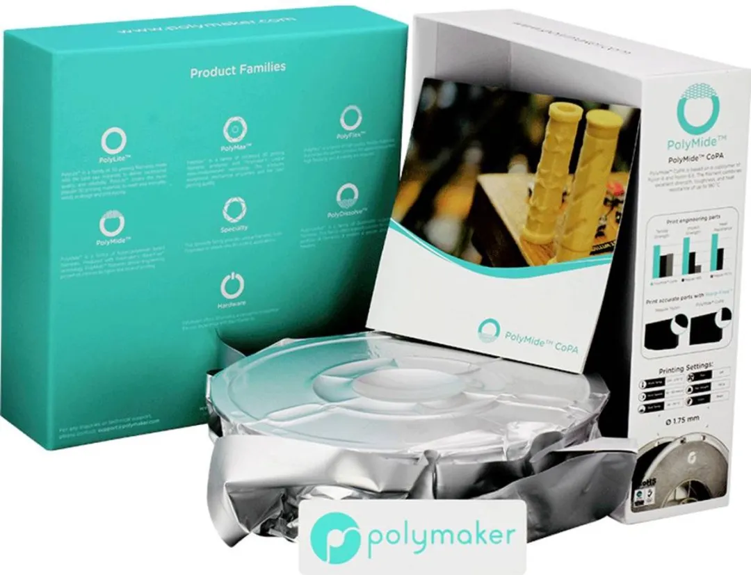 Polymaker PolyMide CoPA 6/6-6 Filament 1.75mm 750g - Zwart