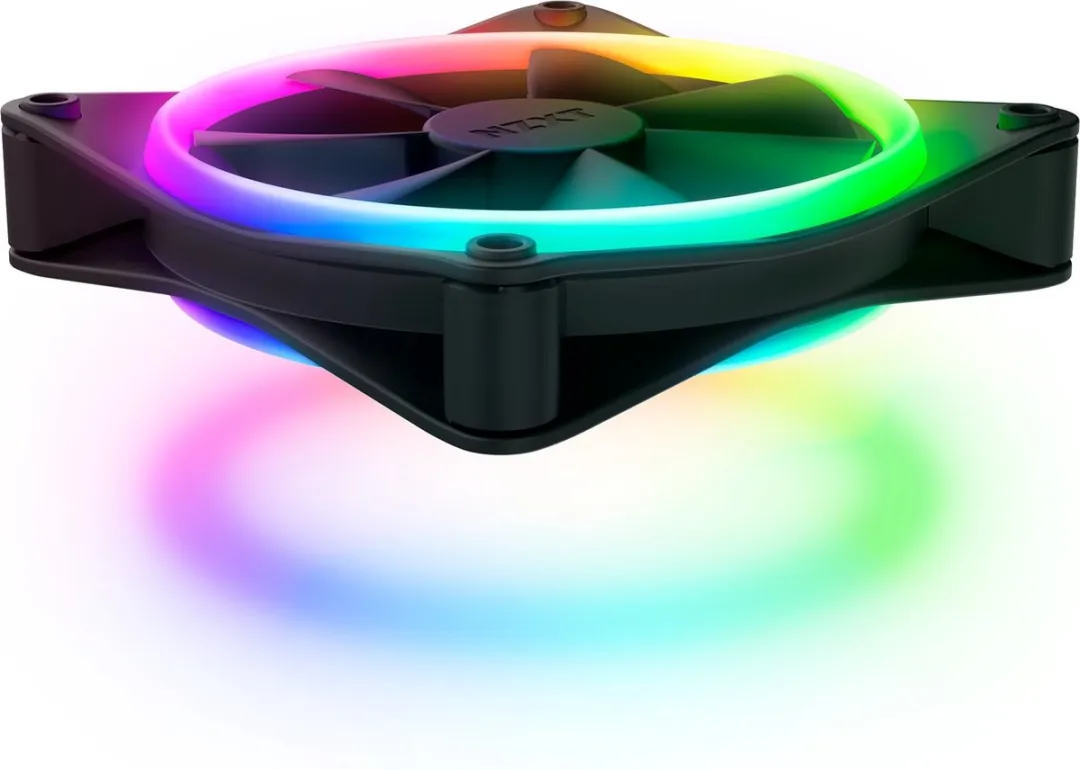 NZXT F120 RGB Duo Ventilatoren 120mm - 3 Stuks - Zwart