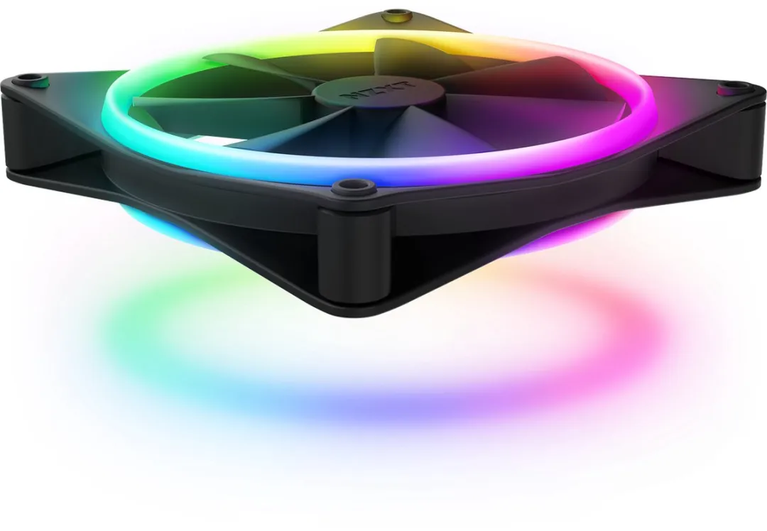 NZXT F120 RGB Duo Ventilatoren 120mm - 3 Stuks - Zwart