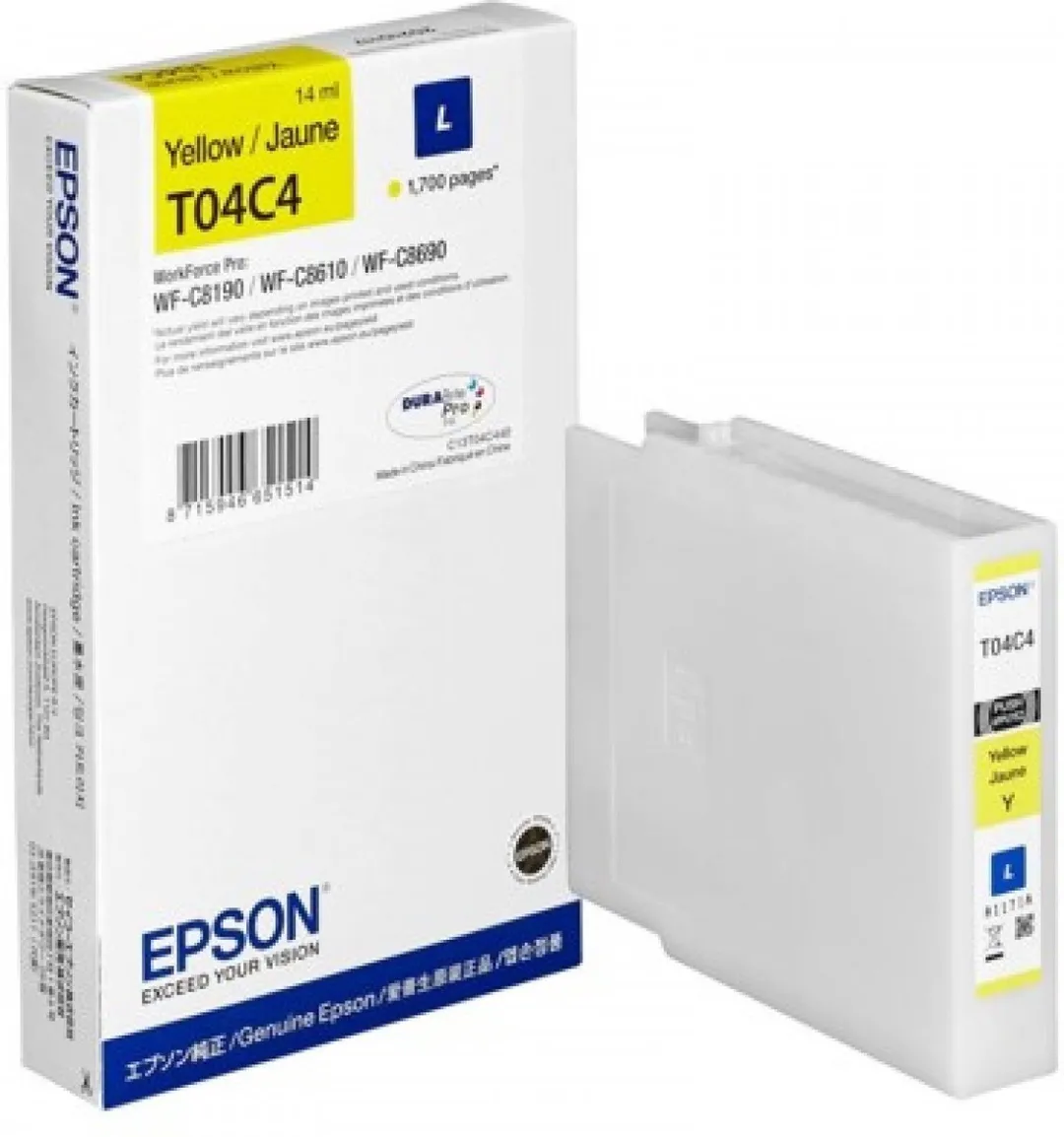Epson WF-C81xx/WF-C86xx C13T04C440 Inktcartridge - Geel