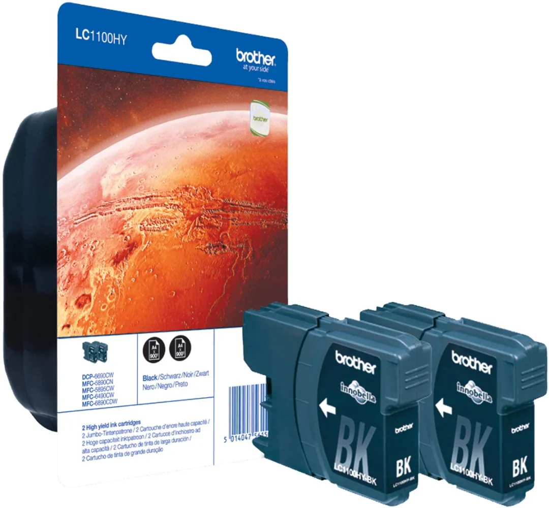 Brother LC-1100HYBK Inktcartridge