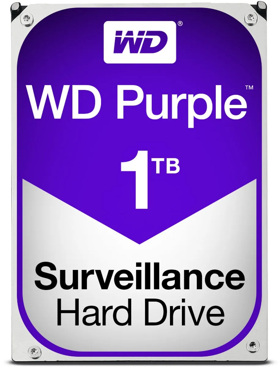 Western Digital Purple WD10PURX Interne HDD 1TB