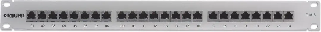 Intellinet 720014 Netwerkpatchpaneel 24 Poorten CAT6 - 19"
