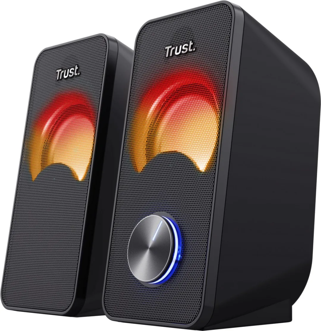 Trust Arys 2.0 PC Luidsprekerset 14W RGB - Zwart