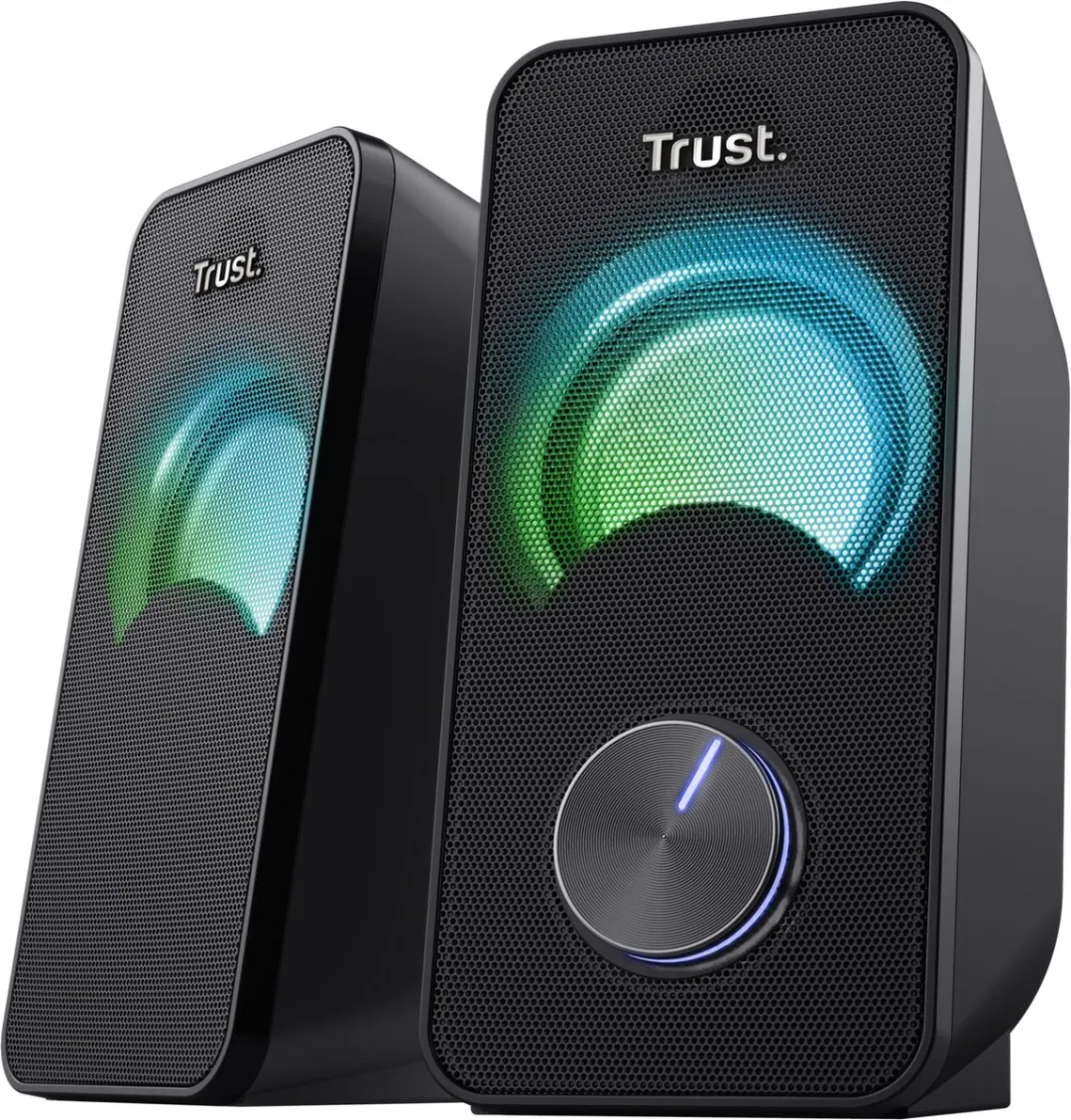 Trust Arys 2.0 PC Luidsprekerset 14W RGB - Zwart - afbeelding 6 van 6