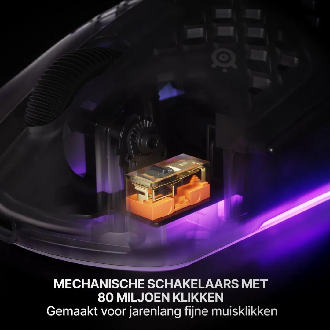 SteelSeries Aerox 3 Wireless Gen 2 62715 - Draadloze Gamingmuis - Ghost