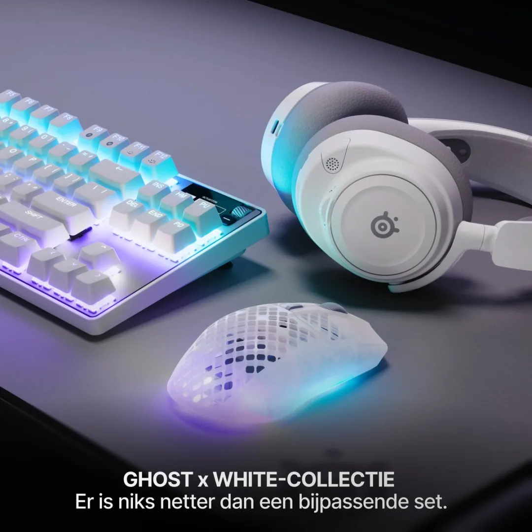 SteelSeries Aerox 3 Wireless Gen 2 62715 - Draadloze Gamingmuis - Ghost