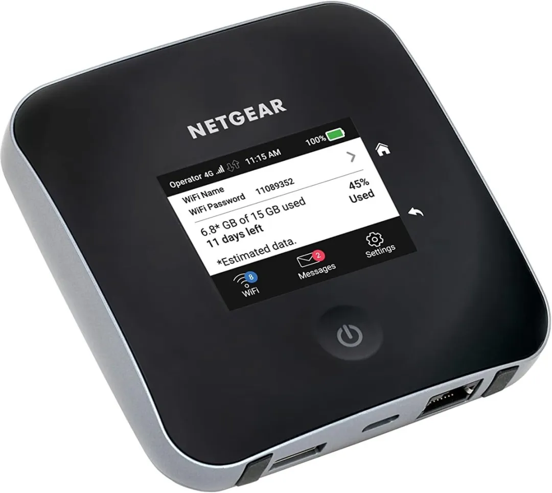 Netgear Nighthawk M2 MR2100 Mifi Router 4G+ WiFi 5 - Zwart