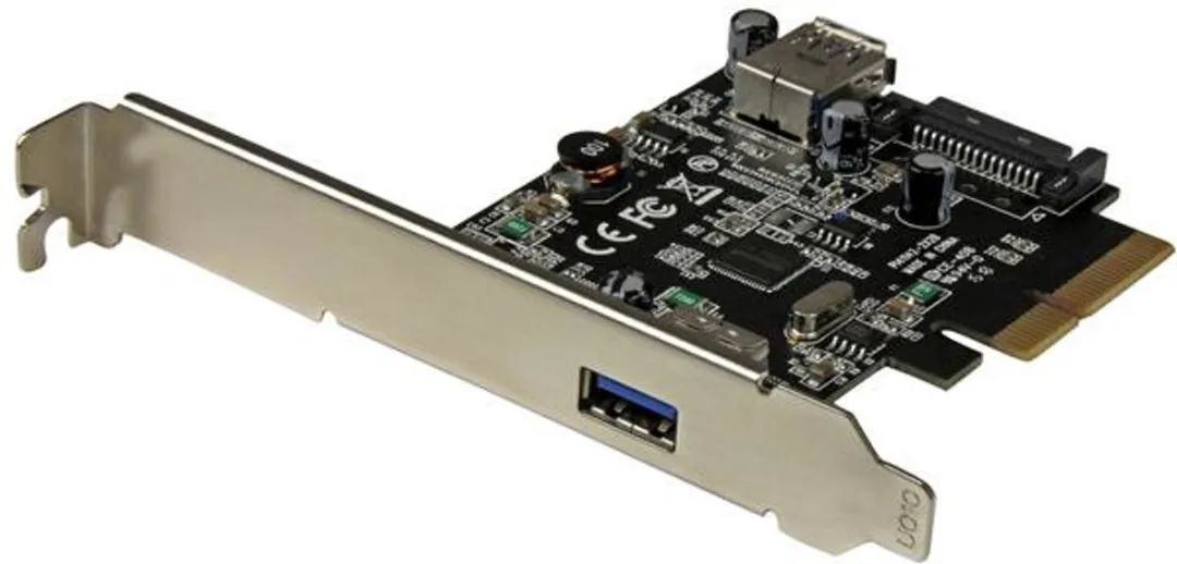 Startech PEXUSB311EI USB 3.1 Kaart - 2 Poorten 10Gbps - Zwart - afbeelding 2 van 5
