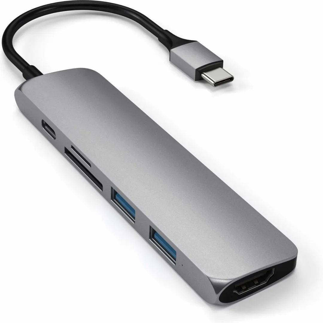 Satechi TYPE-C Slim Multiport Adapter V2 SAT07898