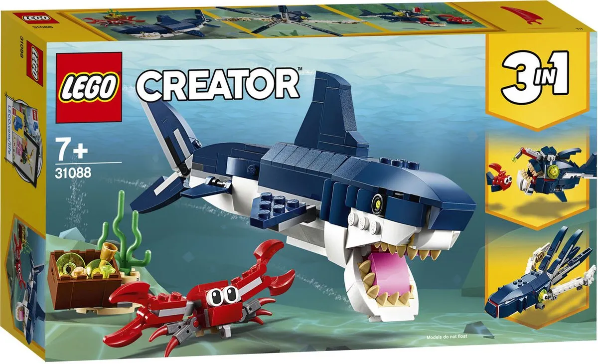 LEGO Creator Diepzeewezens 31088 - 230 Stukken