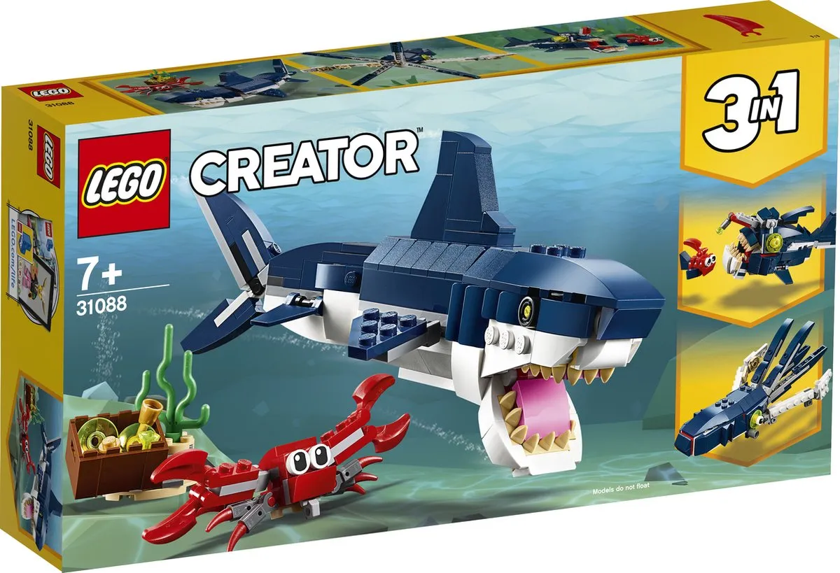 LEGO Creator Diepzeewezens 31088 - 230 Stukken