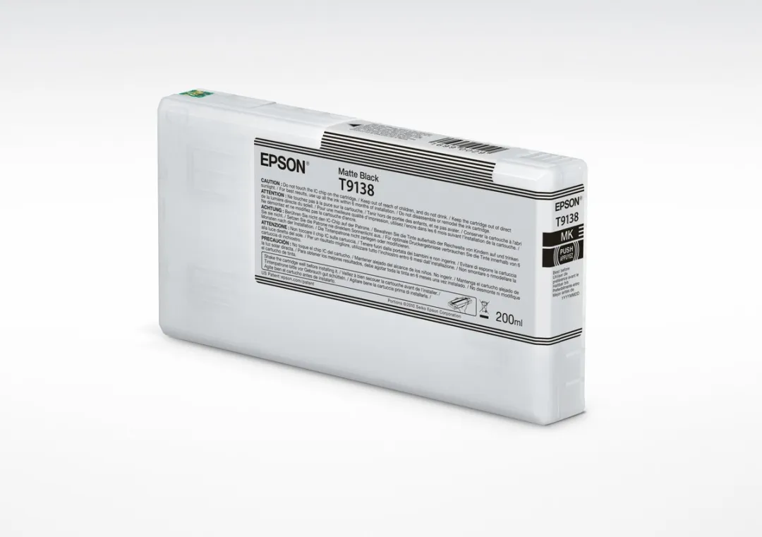 Epson C13T913800 Inktcartridge Zwart - 200ml