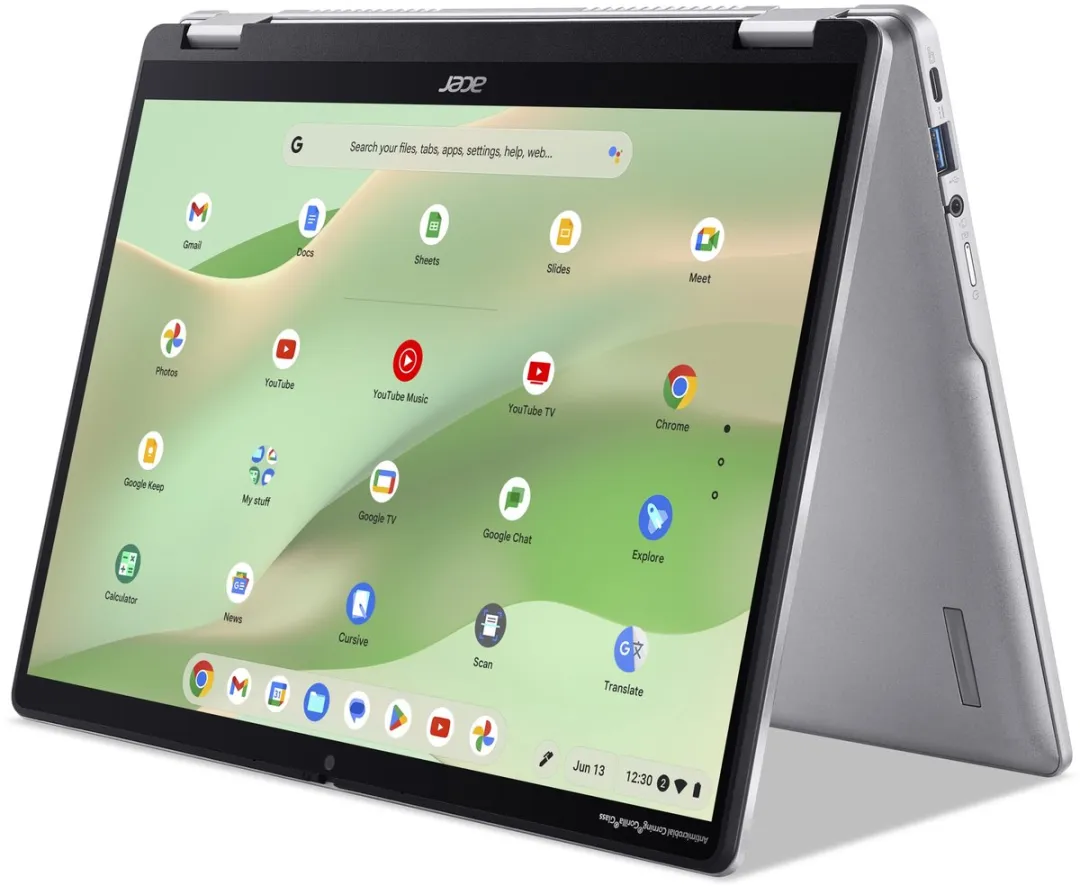 Acer Chromebook Spin 314 CP314-2HN-C1L1 - 2-in-1 Convertible 14" - 8GB RAM - 64GB - Zilver - afbeelding 6 van 6