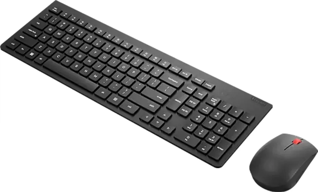 Lenovo Essential QWERTY VS Internationaal 4X31N50746 - Draadloos Toetsenbord & Muis - Zwart