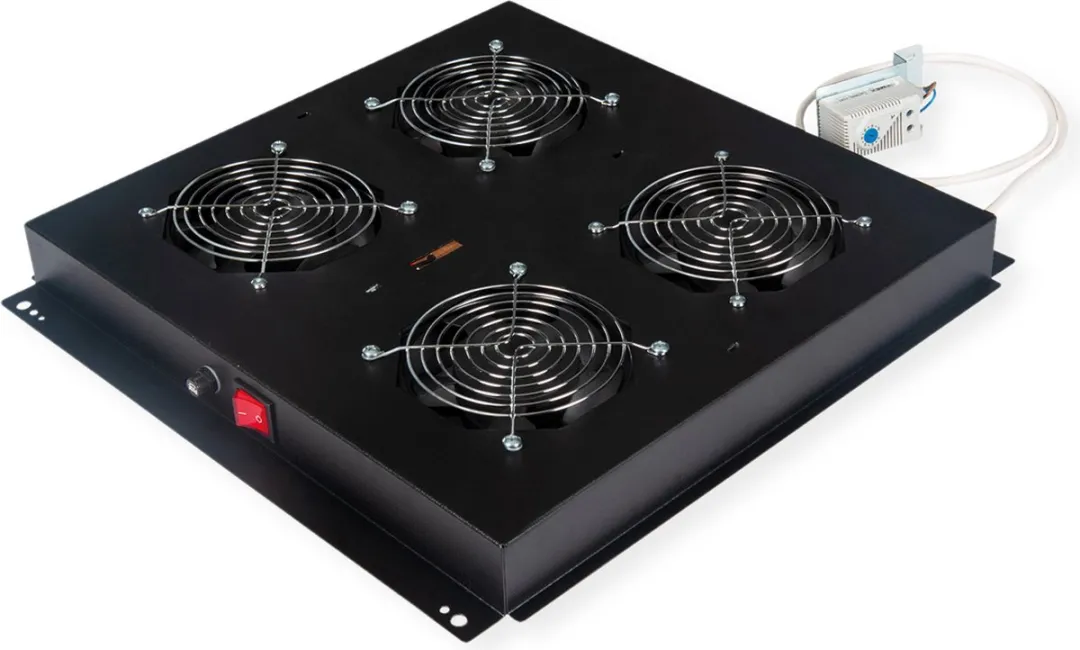 Roline Dakventilatie-unit 4 Ventilatoren - Thermostaat - Zwart - afbeelding 4 van 6