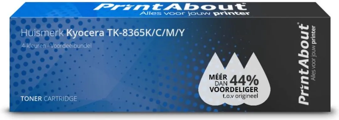PrintAbout Kyocera TK-8365K/C/M/Y Toner 4-kleuren