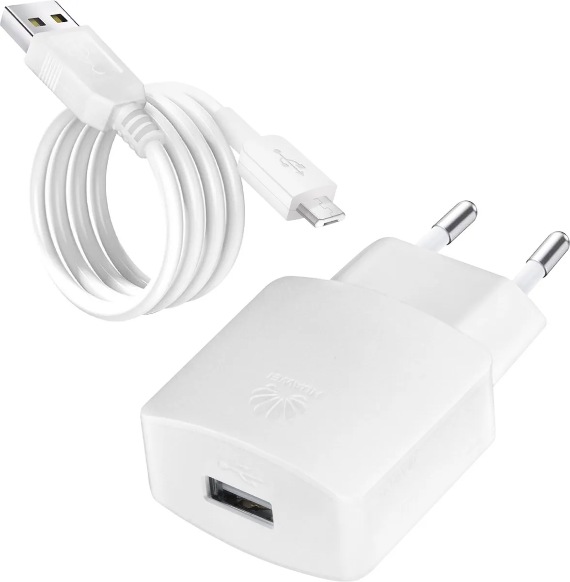 Huawei HW-050100E2W Netlader Micro-USB Kabel - Wit
