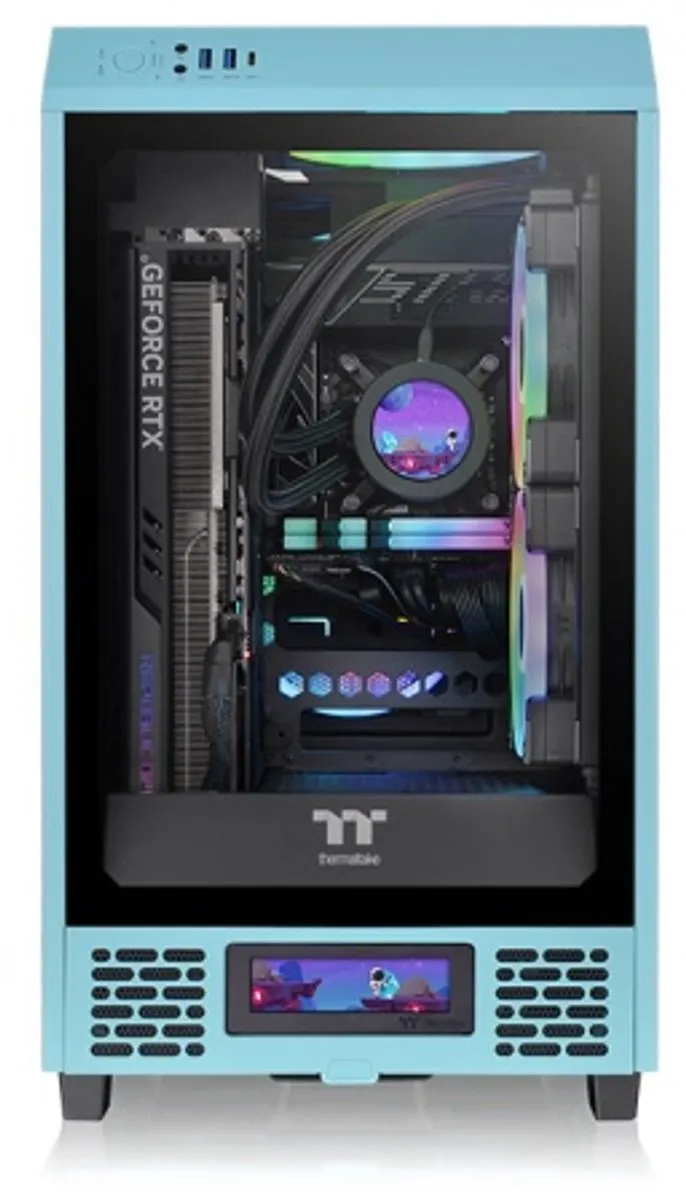 Thermaltake AC-067-OOCNAN-A1 LCD-paneelkit - Turquoise