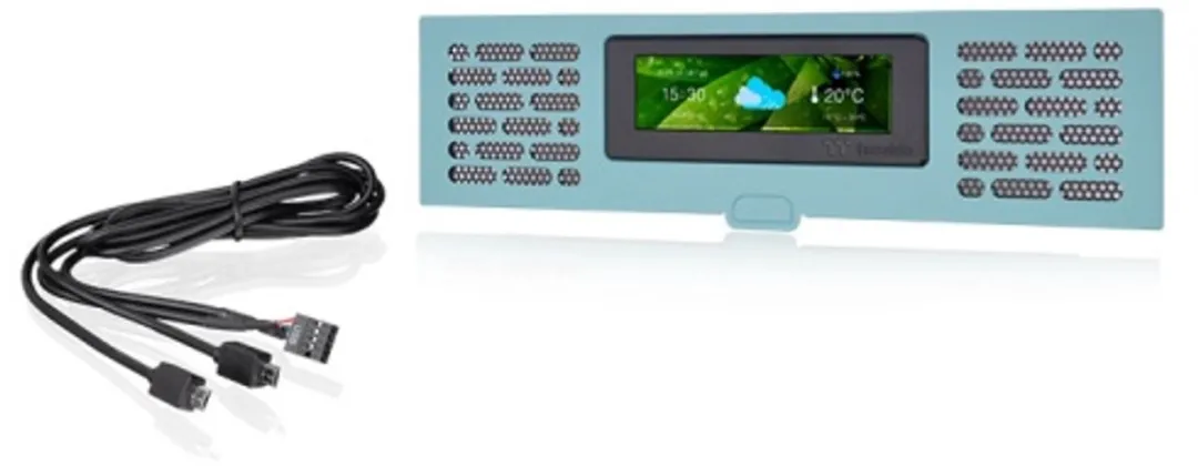 Thermaltake AC-067-OOCNAN-A1 LCD-paneelkit - Turquoise