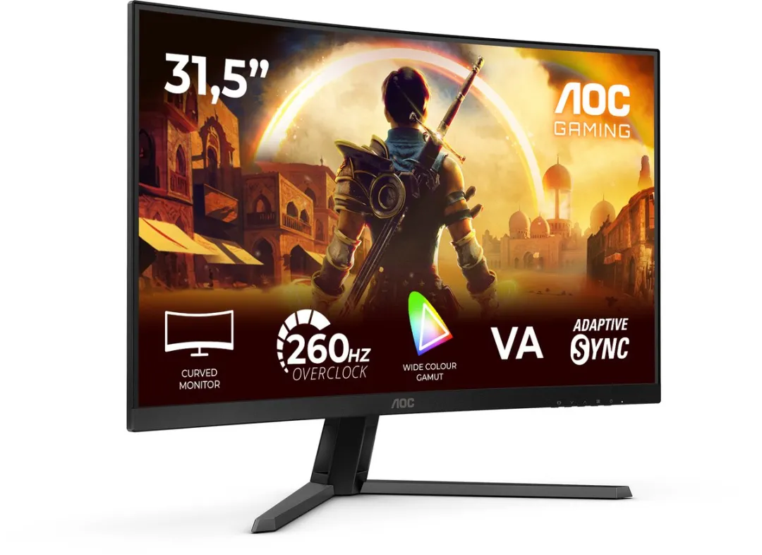 AOC G4 C32G42ZE Monitor - 31.5" Full HD - Zwart/Rood