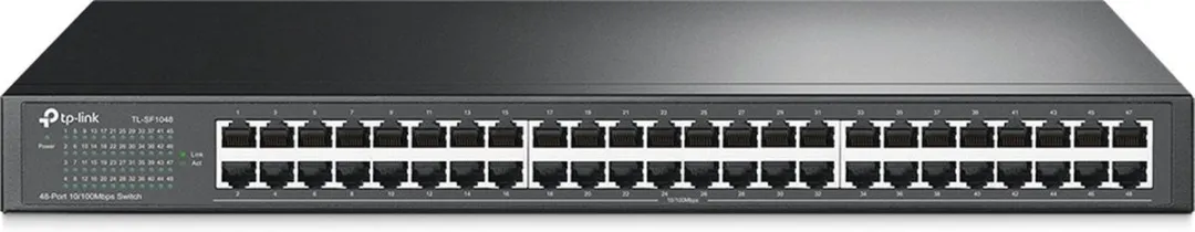 TP-Link TL-SF1048 Unmanaged Netwerk Switch - 48 Poorten - Zwart - afbeelding 2 van 6