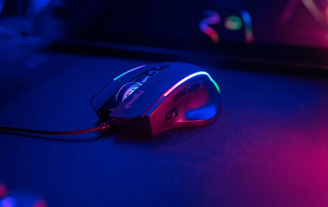 Speedlink DECUS NX RGB Gaming Muis - 200-12.800 DPI - Zwart