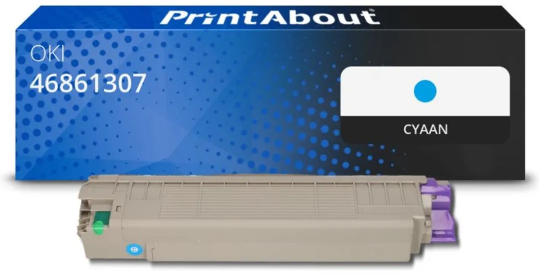 PrintAbout Toner 46861307 Cyaan - 11.000 Pagina's