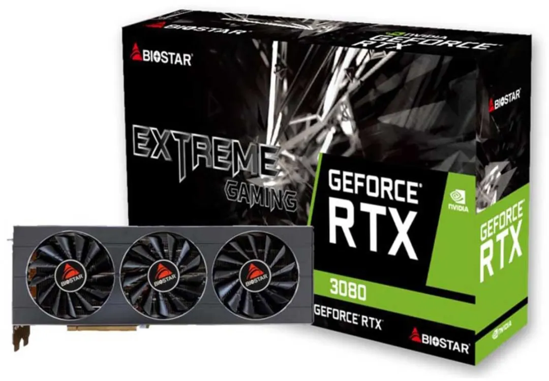 Acer RTX3080-10GB LHR VN3806RMT3 Grafische Kaart - Zwart