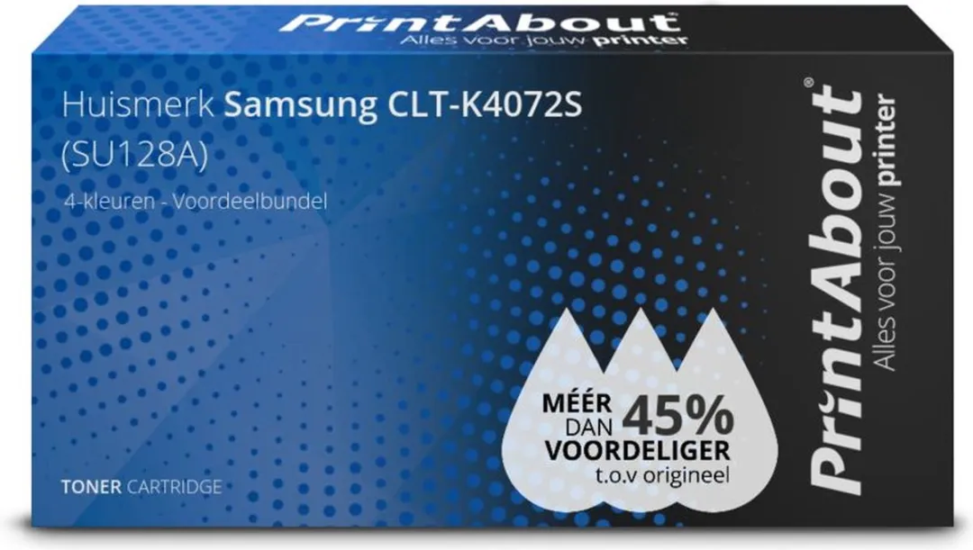 PrintAbout CLT-K4072S Toner - 4 Kleuren - 1.750 pagina's