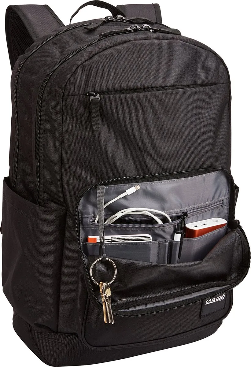 Case Logic Campus Query 3204797 Rugzak 29L - 15 inch - Zwart - afbeelding 6 van 6