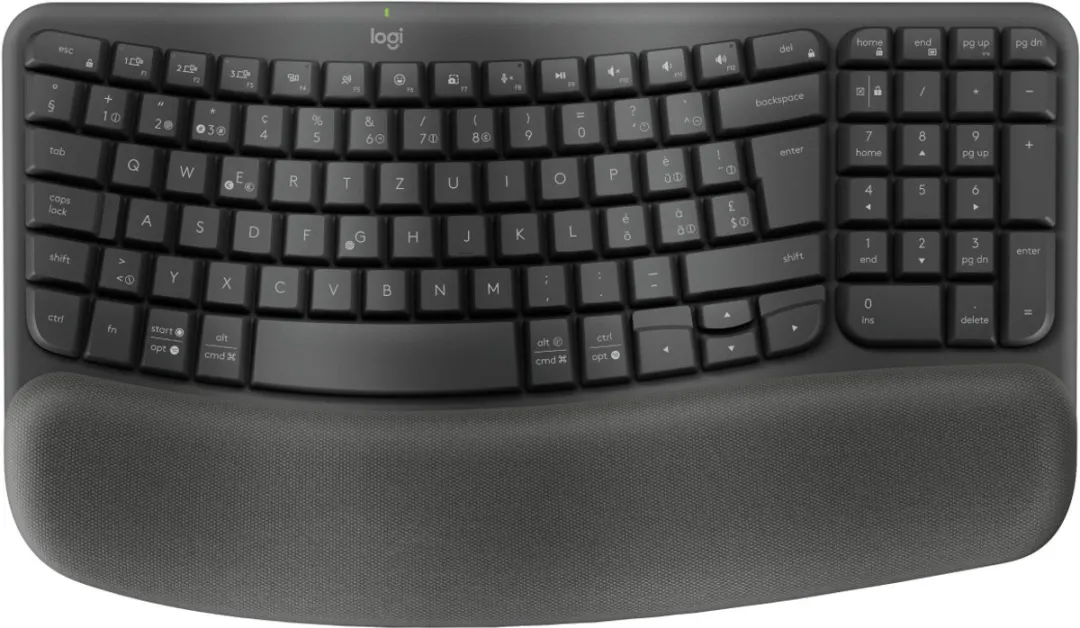 Logitech ERGO 920-012329 Draadloos Toetsenbord - RF + Bluetooth - QWERTZ - Grafiet