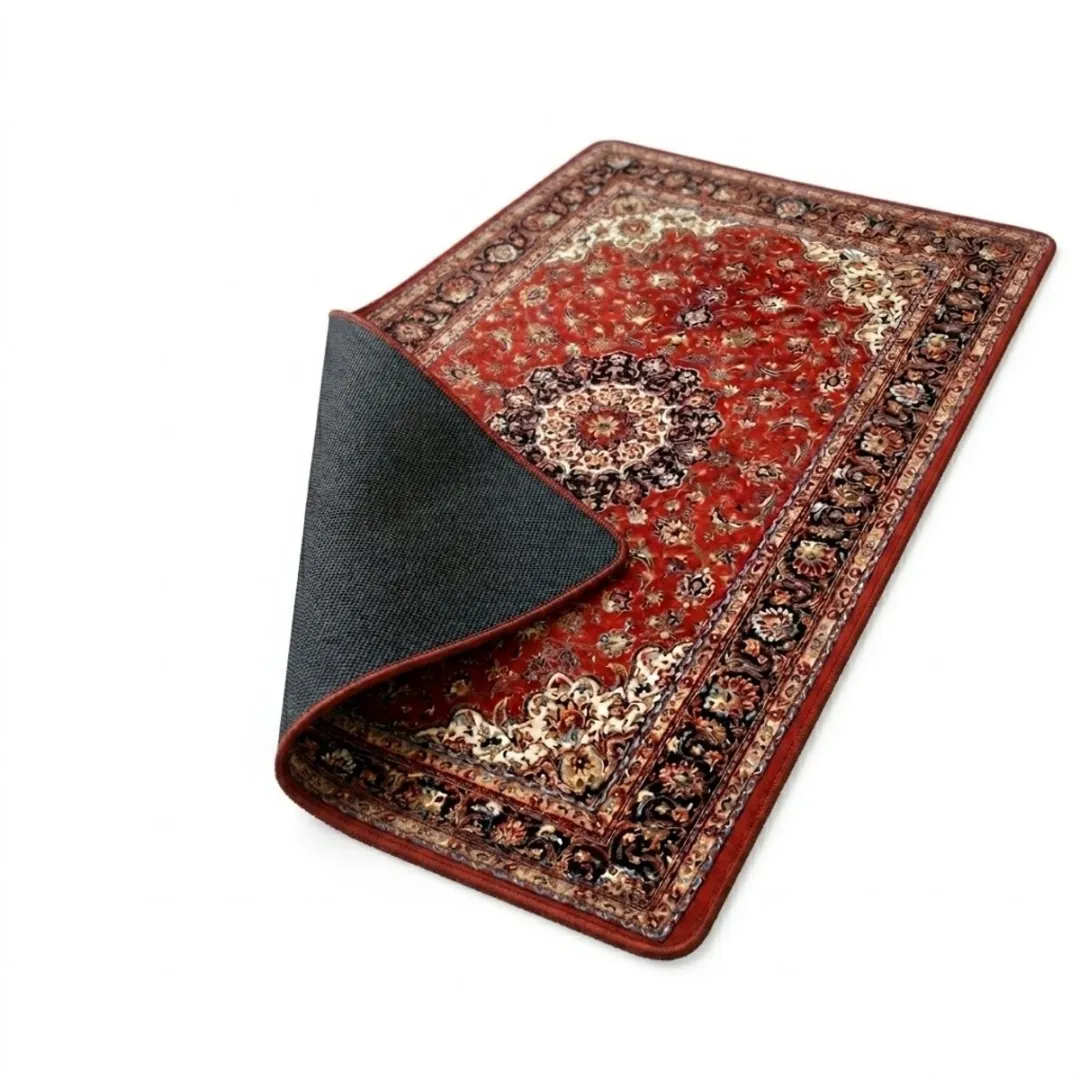 NUVEX Rood Vintage Patroon Muismat 30x60cm
