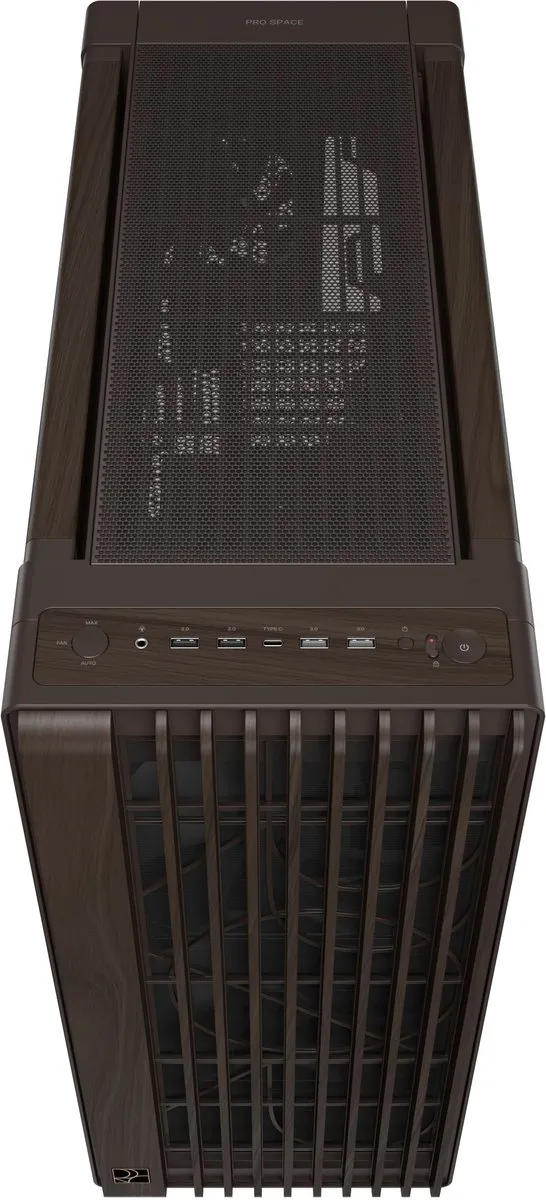 ASUS ProArt PA602 Wood Edition Midi Tower - Bruin
