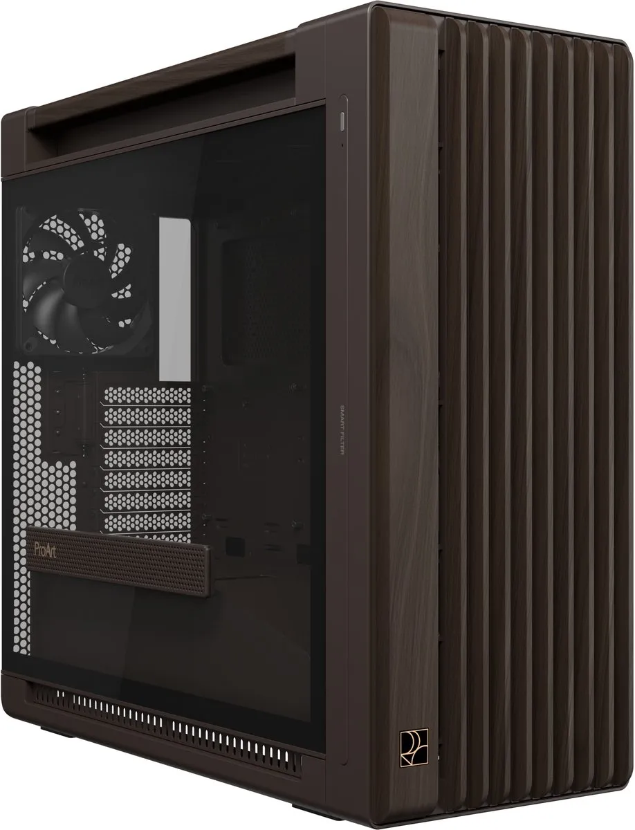 ASUS ProArt PA602 Wood Edition Midi Tower - Bruin