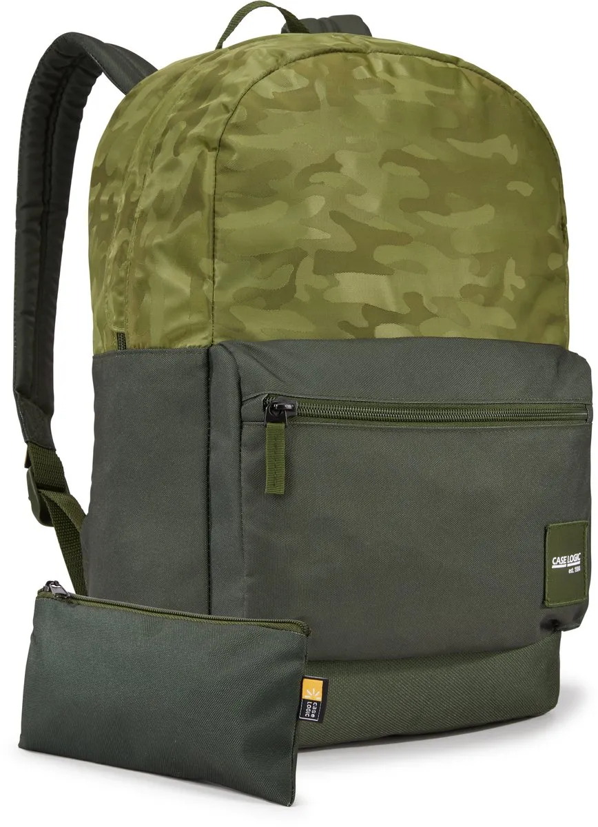 Case Logic Campus Founder 26L Rugzak 15 inch - Groen Camo