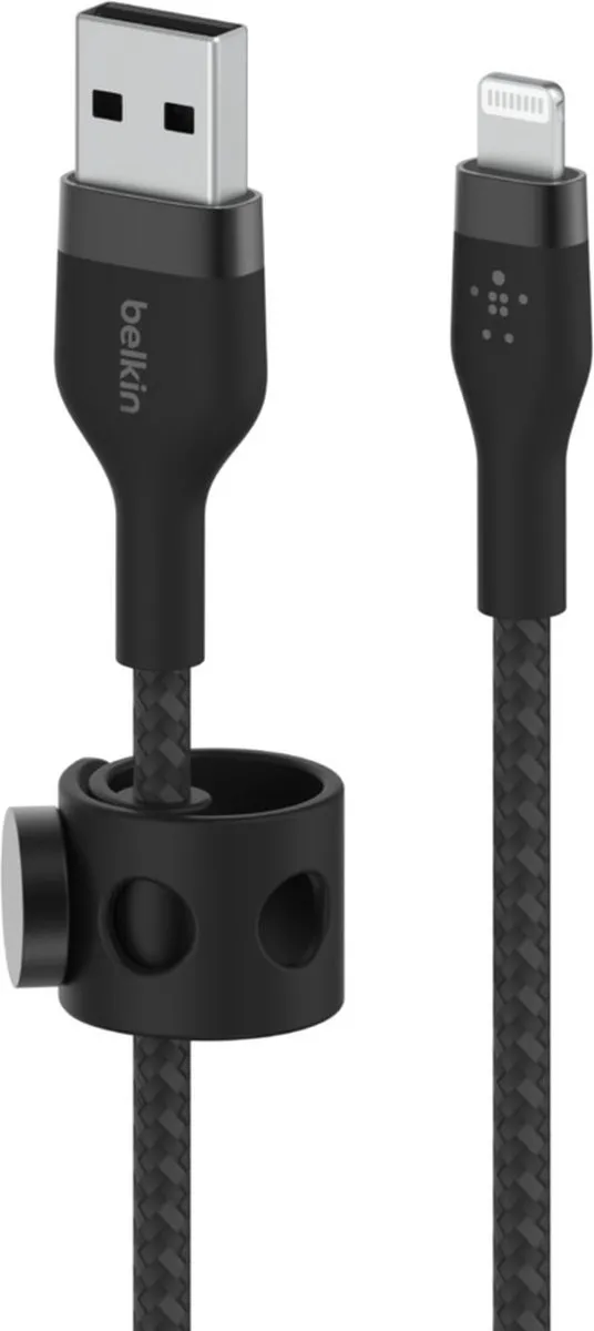 Belkin Boost Charge USB-A naar iPhone Lightning 1m - Zwart
