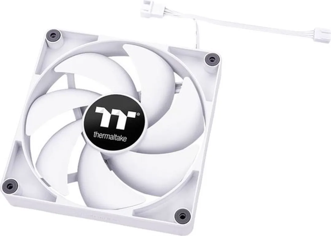 Thermaltake CT120 CL-F151-PL12WT-A Ventilator 12cm - 2 Stuks - Wit