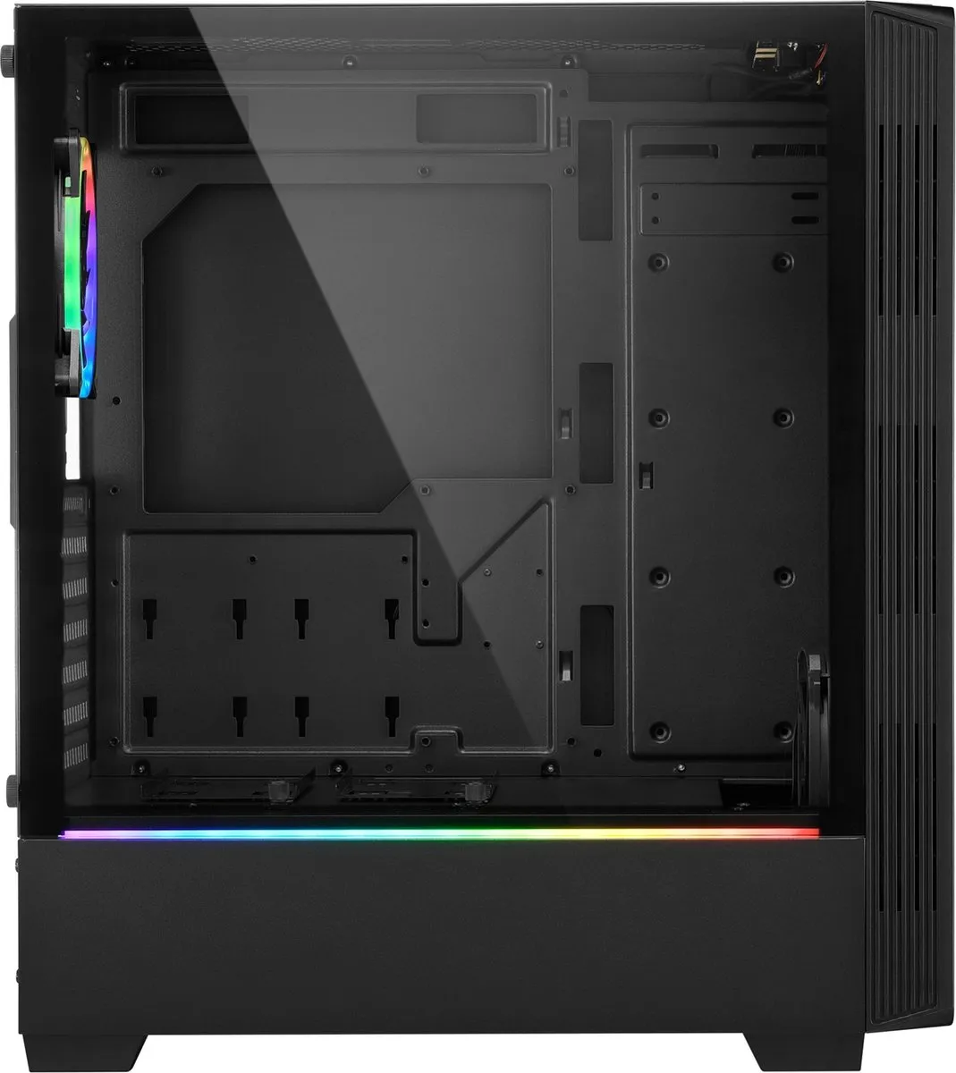 Sharkoon LIT 100 ATX Behuizing - Zwart - afbeelding 6 van 6
