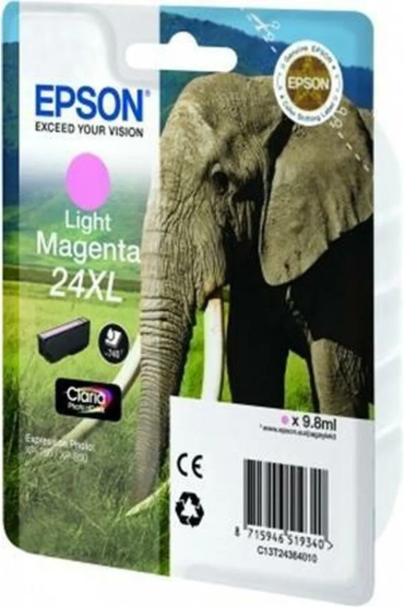 Epson 24XL Magenta Inktcartridge C13T24334020 - 740 Pagina's