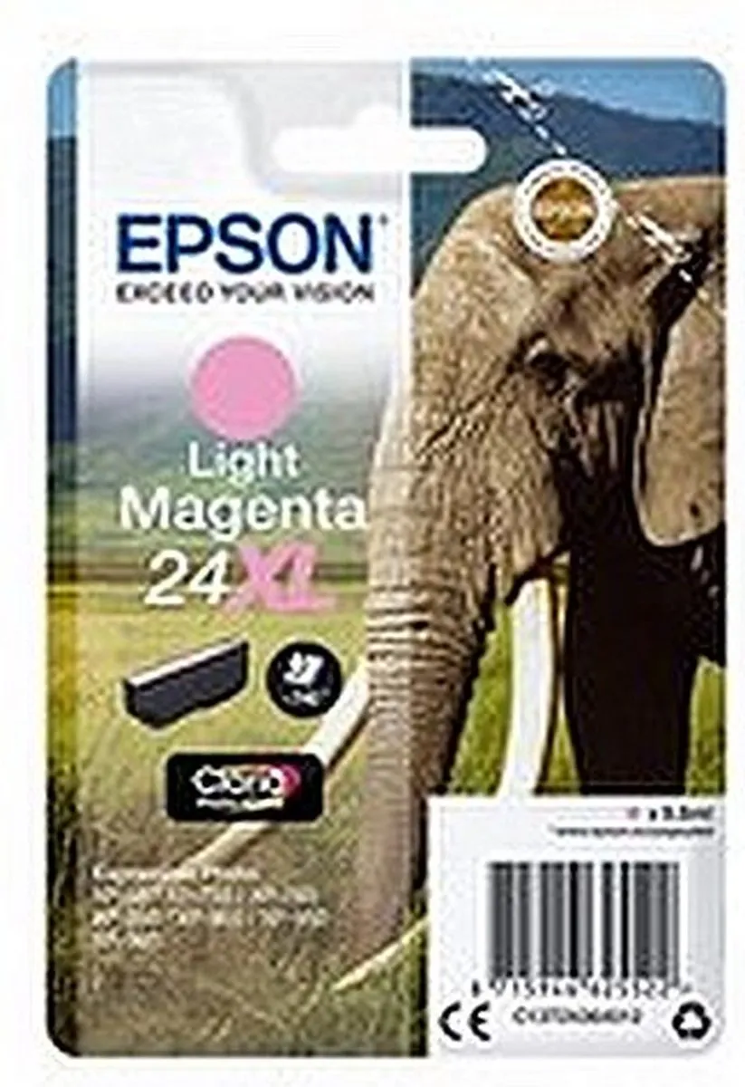 Epson 24XL Magenta Inktcartridge C13T24334020 - 740 Pagina's