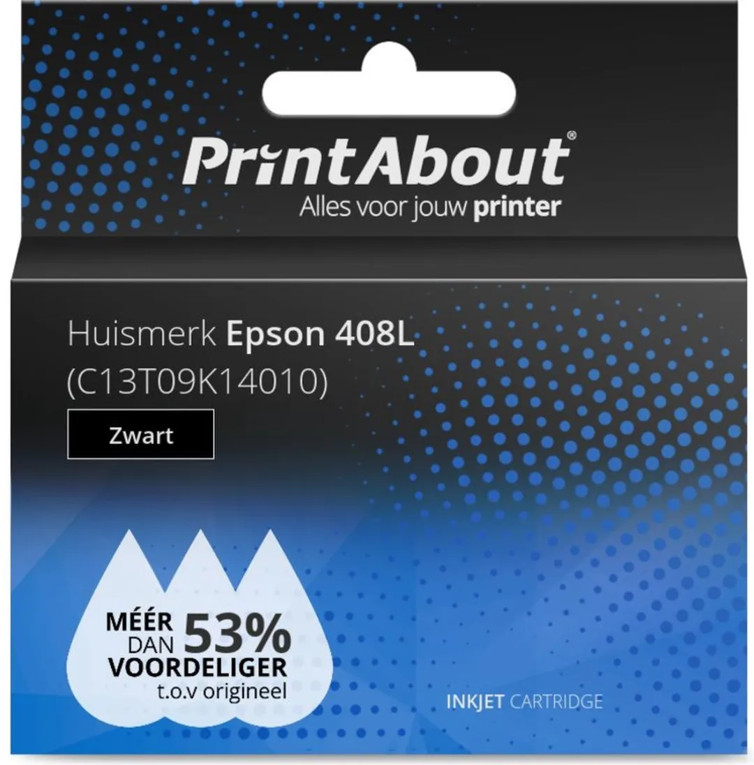 PrintAbout Inktcartridge C13T09K14010 Zwart - 3100 pagina's