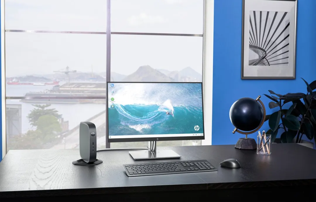 HP t540 Thin Client - 2Kernen 64GB SSD - Zwart - afbeelding 6 van 6