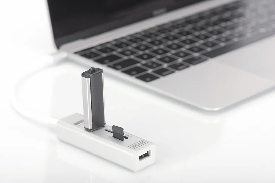 Digitus DA-70243 USB-Hub 3 Poorten - OTG & SD-kaartlezer