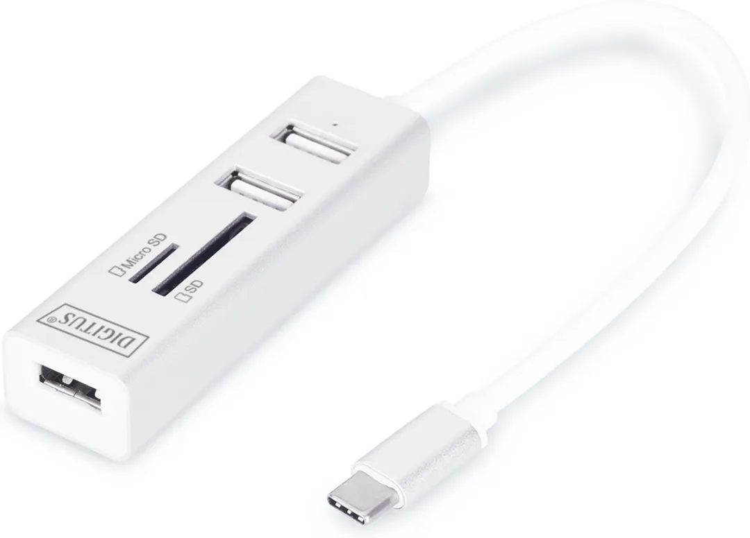 Digitus DA-70243 USB-Hub 3 Poorten - OTG & SD-kaartlezer - afbeelding 6 van 6