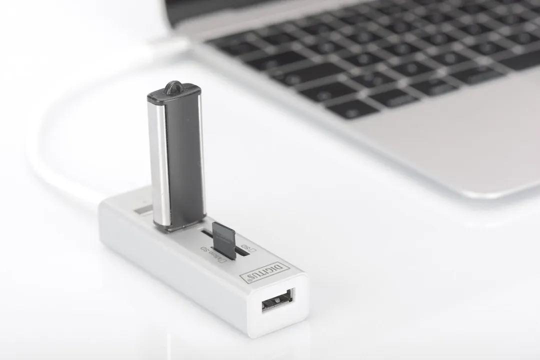 Digitus DA-70243 USB-Hub 3 Poorten - OTG & SD-kaartlezer