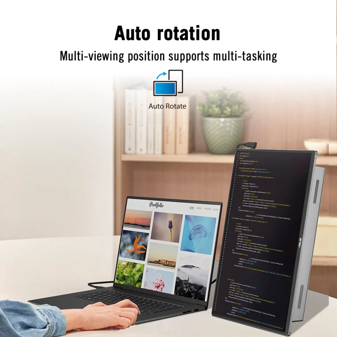 ASUS ZenScreen OLED MQ16FC Portable USB-C Monitor 16 inch - 95% DCI-P3 - afbeelding 6 van 6