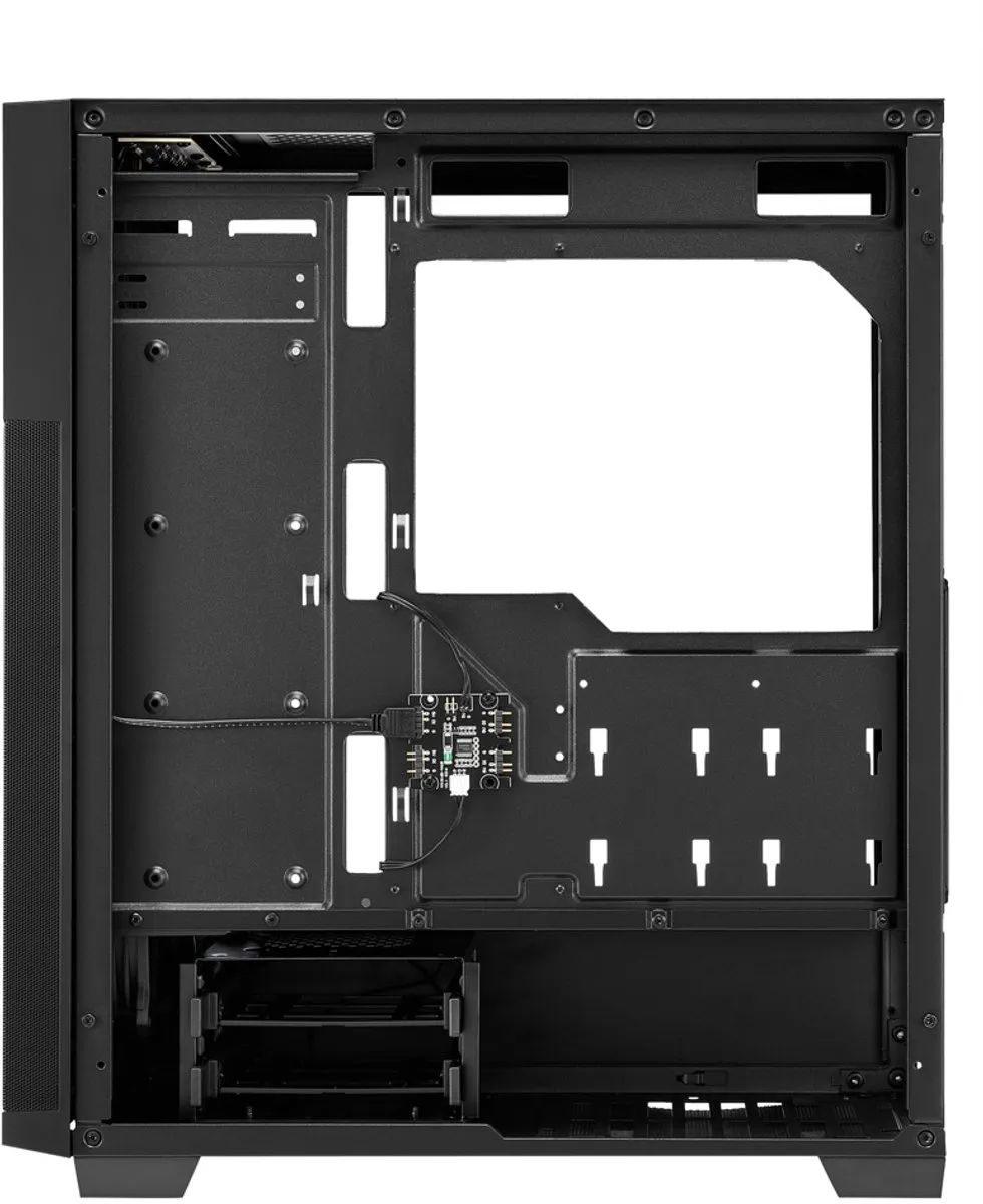 Sharkoon 4044951028146 ATX Box - 6x 2.5" / 2x 3.5" - Zwart